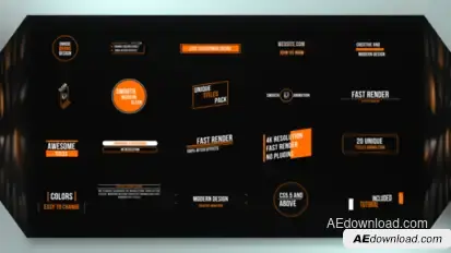 Just Titles Titles template preview
