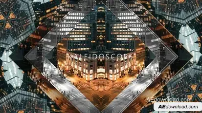 Kaleidoscope Slideshow Openers template preview