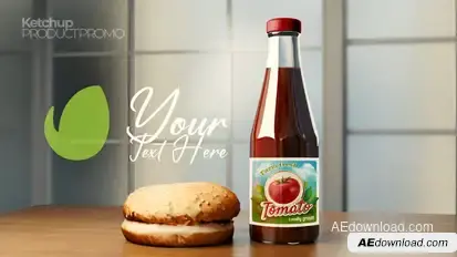 Ketchup Product Promotion Product Promo template preview