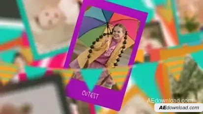 Kids Birthday Slideshow Openers template preview