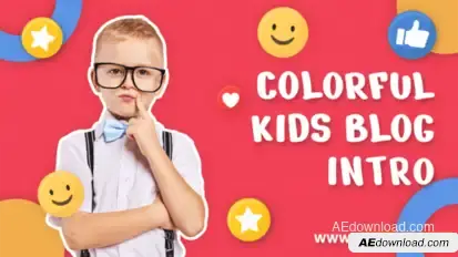 Kids Blog Intro Openers template preview