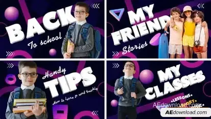 Kids Blog Intro Openers template preview
