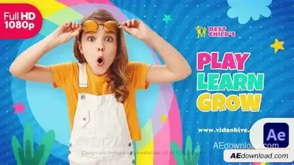 Kids Blog Intro || Kids Opener Openers template preview