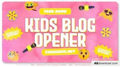 Videohive Kids Channel – Cinematic Media Opener Openers template preview