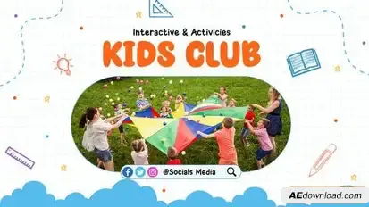 Kids Club Slide Promo Openers template preview