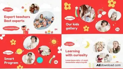 Kids Education Promo Openers template preview