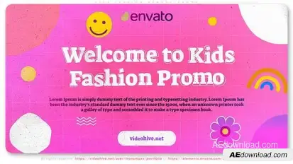 Kids Fashion Brands Promo Openers template preview