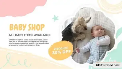 Videohive Kids Fashion Slideshow 33500557 Video Displays template preview