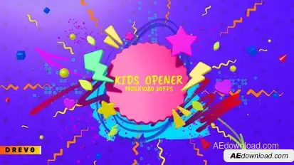 Kids Opener/  Happy Birthday Opener/ Youtube Channel/ Children Show/ Cartoon/ School Education/ Toys Openers template preview