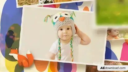 Kids Photo Slideshow Openers template preview