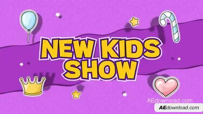 Kids Show Broadcast Pack broadcast-packages template preview