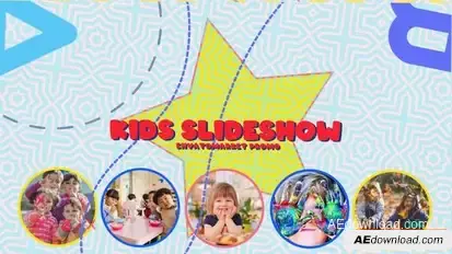 Kids Slideshow Openers template preview
