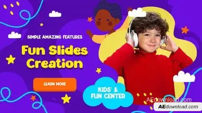 Kids Slideshow Openers template preview