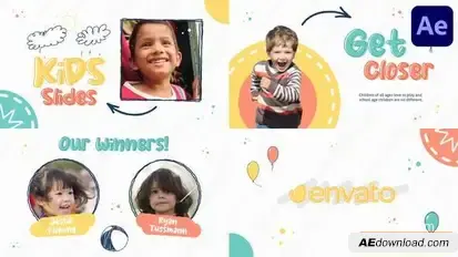 Kids Slideshow | After Effects Openers template preview
