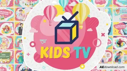 Kids Tv - Broadcast / Social Channel Design broadcast-packages template preview