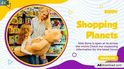 Kids Zone Slideshow Openers template preview