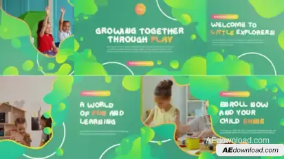 kindergarten Elements template preview