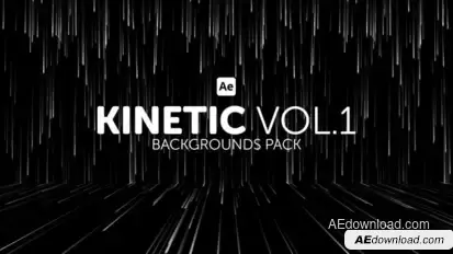 Kinetic Backgrounds 1 Elements template preview