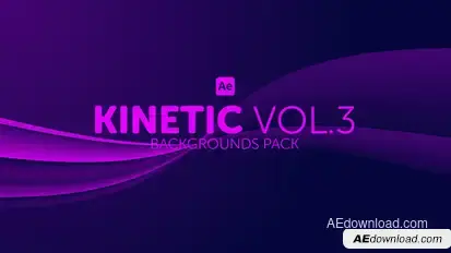 Kinetic Backgrounds 3 Elements template preview