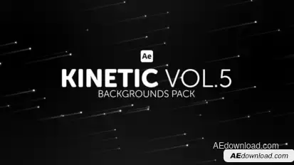 Kinetic Backgrounds 5 Elements template preview
