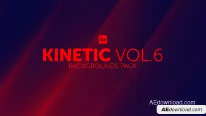 Kinetic Backgrounds 6 Elements template preview