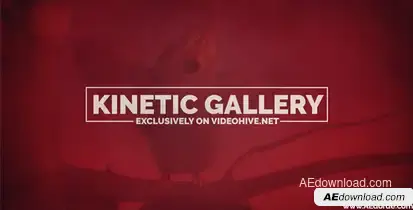Kinetic Gallery Video Displays template preview