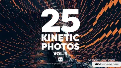 Kinetic Photos Vol 3 Video Displays template preview