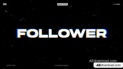 Kinetic Rhythm Titles Titles template preview