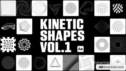 Kinetic Shapes 1 Elements template preview