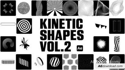 Kinetic Shapes 2 Elements template preview