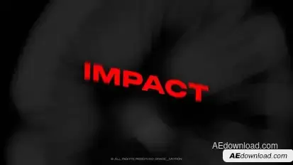 Kinetic Text Animation Titles template preview