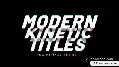 Kinetic Titles Titles template preview