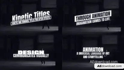 Kinetic Titles Titles template preview