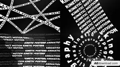 Kinetic Titles Titles template preview