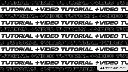 Kinetic Titles  AE Elements template preview