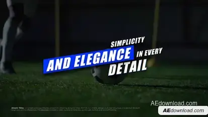 Kinetic Titles +RGB  AE Titles template preview