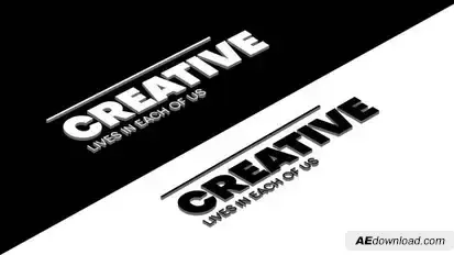 Kinetic Typography / After Effects Titles template preview