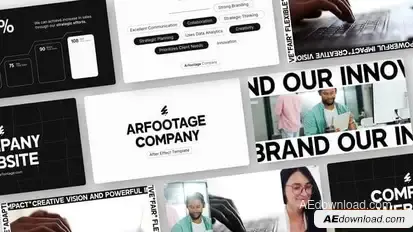 Kinetic Typography Intro Titles template preview