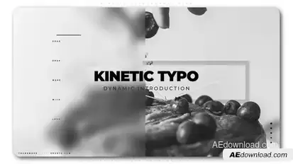 Kinetic Typography Intro Openers template preview
