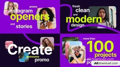 Kinetic Typography Promo Openers template preview