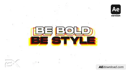 Kinetic Typography Titles Titles template preview