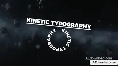 Kinetic Typography Titles | AE Titles template preview