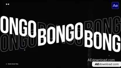 Kinetic Typography Titles  AE Titles template preview