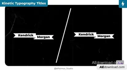 Kinetic Typography Titles | After Effects Project Titles template preview