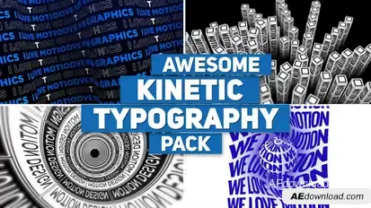 Kinetic Typography V2 Elements template preview