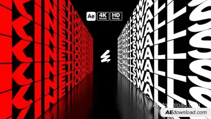 Kinetic Walls Pack 1 Titles template preview