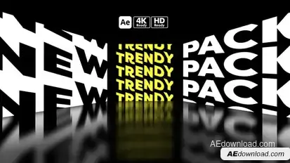 Kinetic Walls Pack 2 Titles template preview