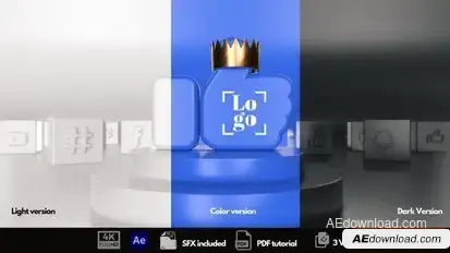 King of Social Media Logo Stings template preview