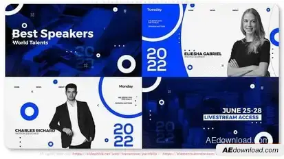LA Event | Conference Promo Openers template preview