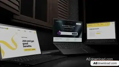 Videohive Laptop Mockup 55106652 Product Promo template preview